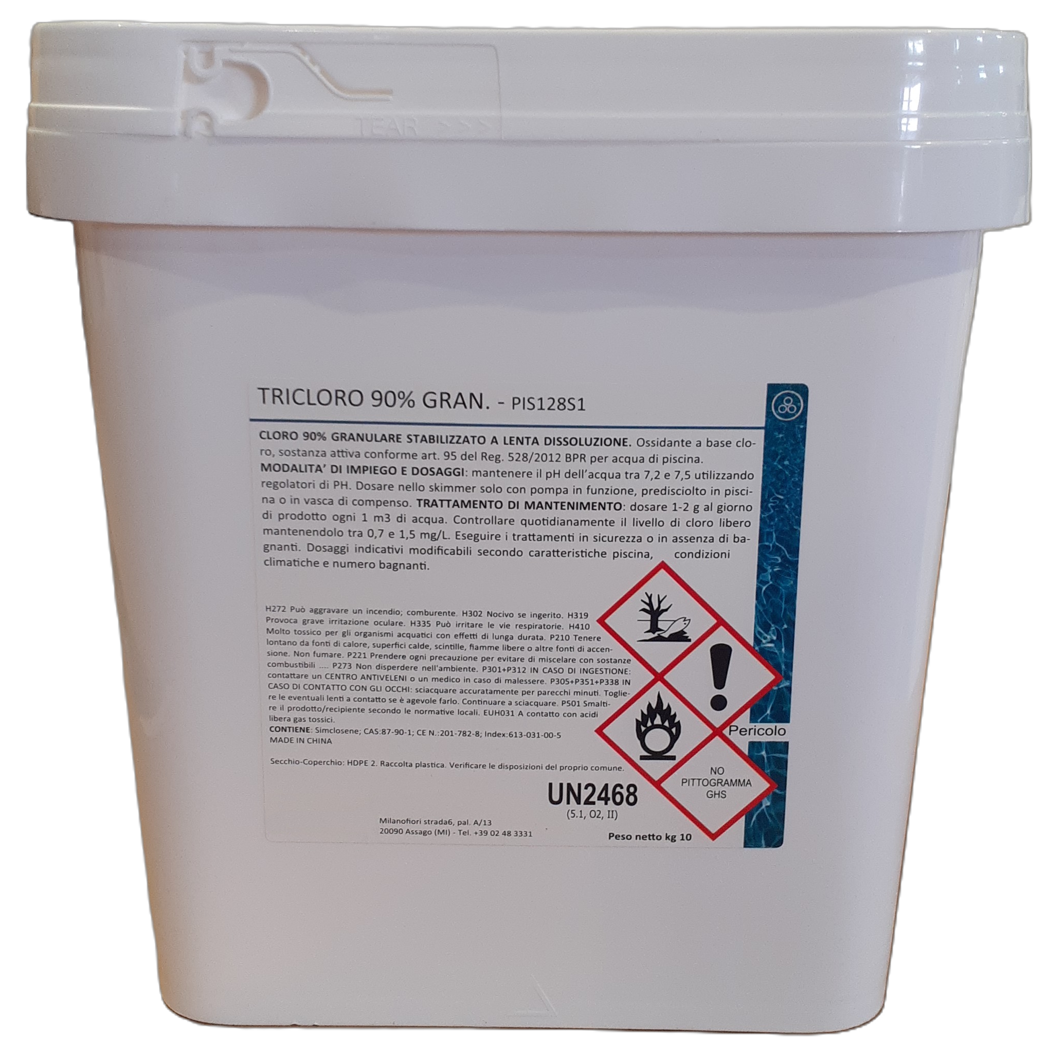 TRICLORO 90% GRANULARE PIS128S1