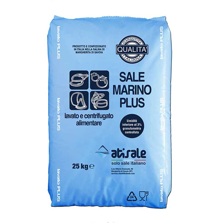 Sale granulare marino essiccato alimentare per piscina - Sacco da 25 Kg